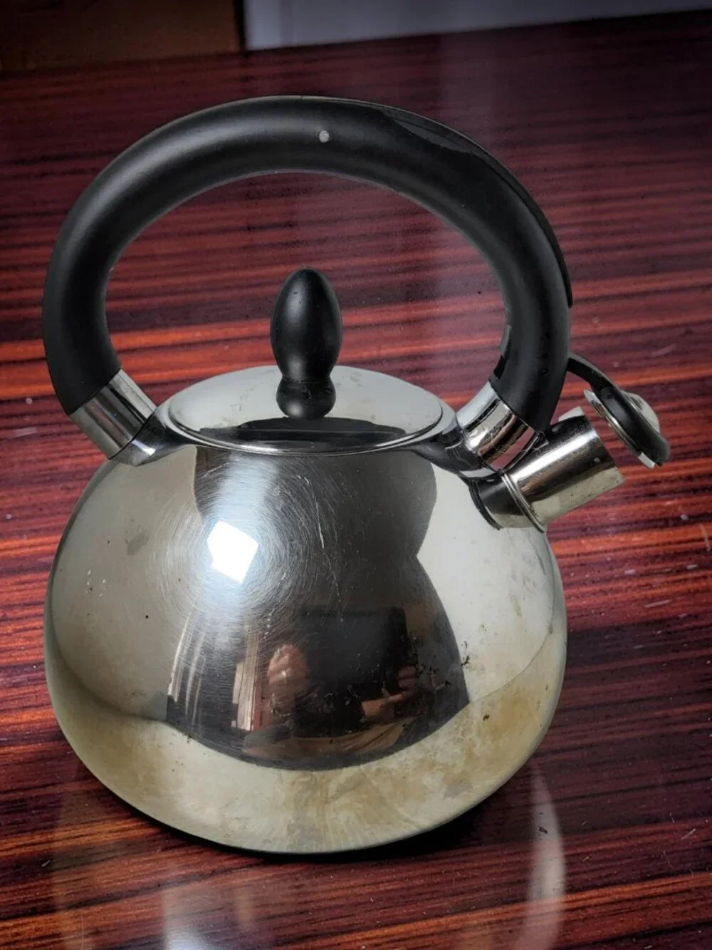 Vintage 18/10 Stainless High Quality Hamilton Beach Tea Pot